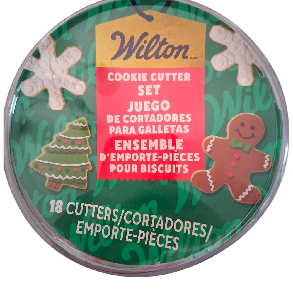 Wilton Christmas Cookie Cutter Set – 18 Shapes Metal Cutters  Free Halloween